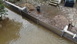 double flood barrier - flood protection
